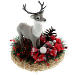 Christmas decoration with Gray Deer 2
