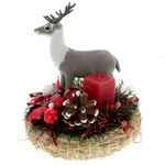 Christmas decoration with Gray Deer 3