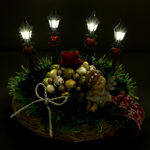 Angyalos karácsonyi világító asztaldísz 4