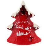 Red-White Christmas Tree Candle 2