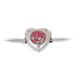 Pink Hearts Silver Bracelet 3