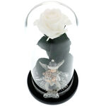 Christmas Forever White Rose with Angel 2