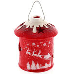 Red-White Candle Holder 2