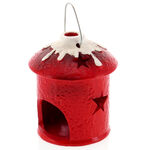 Red-White Candle Holder 3