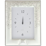 Tree of life silver plated clock 26cm 2