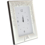 Tree of life silver plated clock 26cm 5