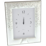 Tree of life silver plated clock 26cm 3