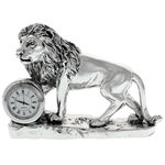 Highclass Silver Lion desk clock 1