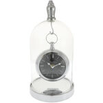 Table Clock Under Glass Dome 1