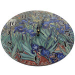 Van Gogh wall clock: Irises 2