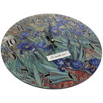 Van Gogh wall clock: Irises 4