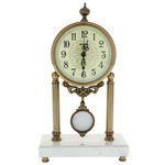 Retro marble pendulum clock 1
