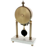 Retro marble pendulum clock 4