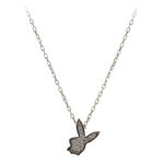 Playboy bunny silver necklace 2