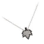 Maple leaf Silver Necklace 1