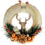 Deer Christmas Door Wreath 1