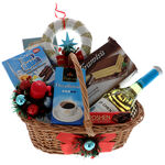 Christmas gift basket: Blue Chenet 1