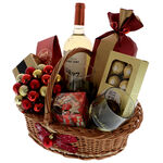 Purcari Chardonnay Christmas gift basket 2