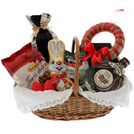 Easter gift basket with brandy 1