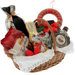 Easter gift basket with brandy 3