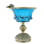 Kék kupa Murano Luxus Hortenzia 30cm 9