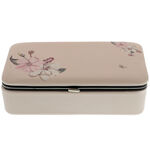 Compartmented Pink Pearl jewelry box 1