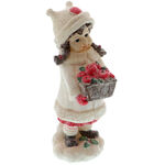 Christmas Decoration Girl with Apples 1