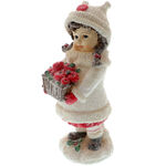 Christmas Decoration Girl with Apples 2