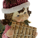 Christmas Decoration Girl Fairy with Pan Flute 4
