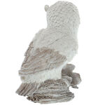 White owl figurine 14 cm 4