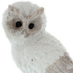 White owl figurine 14 cm 7