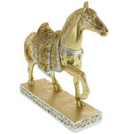 Dísz ló alakú figura arany színben 2