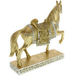 Dísz ló alakú figura arany színben 3