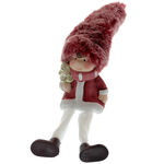 Figurine with pink fur hat 3