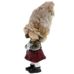Child figurine with fluffy fur cap 4