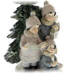 Decoration figurine with children 19 cm 4