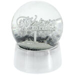 Big snow globe silver Warm Wishes 1