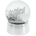 Big snow globe silver Warm Wishes 2