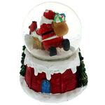 Santa Claus musical snow globe 15cm 3