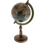 World Globe Wooden Stand 9