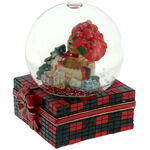 Snow globe teddy bear gift 4