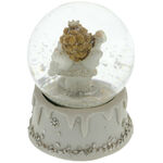 Snow Globe Angel with Flakes 2