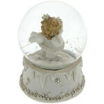 Snow Globe Angel with Flakes 4