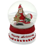 Merry Christmas musical snow globe 14 cm 1