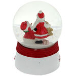 Merry Christmas musical snow globe 14 cm 3