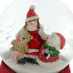 Merry Christmas musical snow globe 14 cm 4