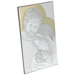 Szent Család ezüstözött ikon 20cm 1