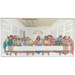 The Last Supper Luxury Colored Icon 51x26 cm 2