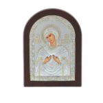 Icon of the Mother Mary with 7 arrows vaulted 20cm 1