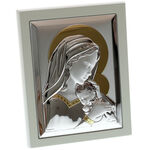 Mother Mary Icon with White Frame 1